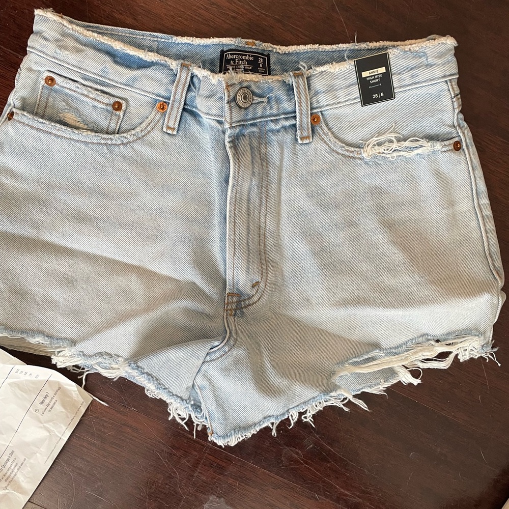 A&f jean shorts